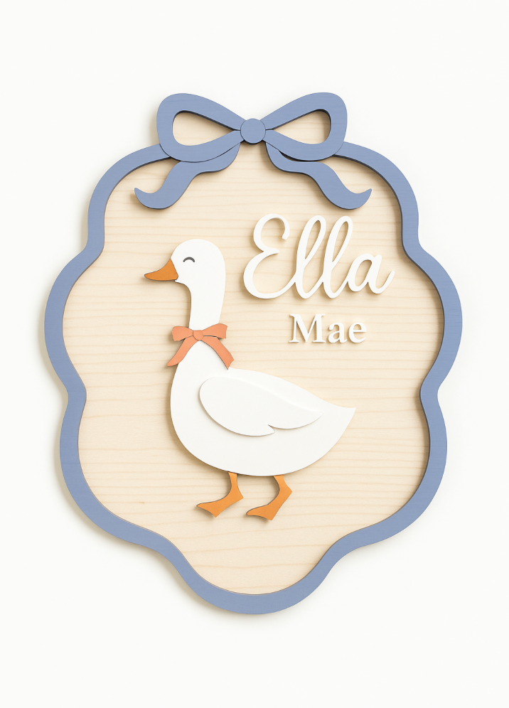 Goose Name Sign
