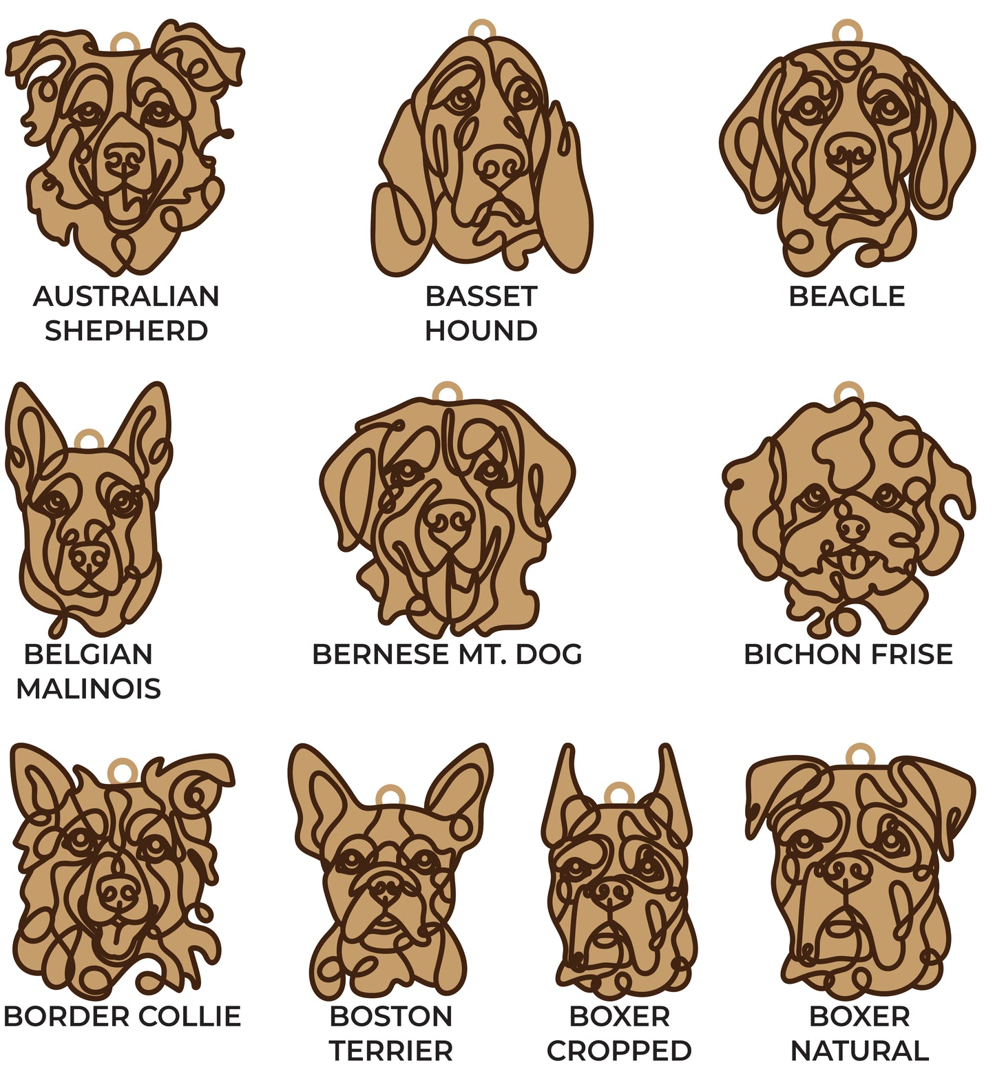 Wooden Dog Frame