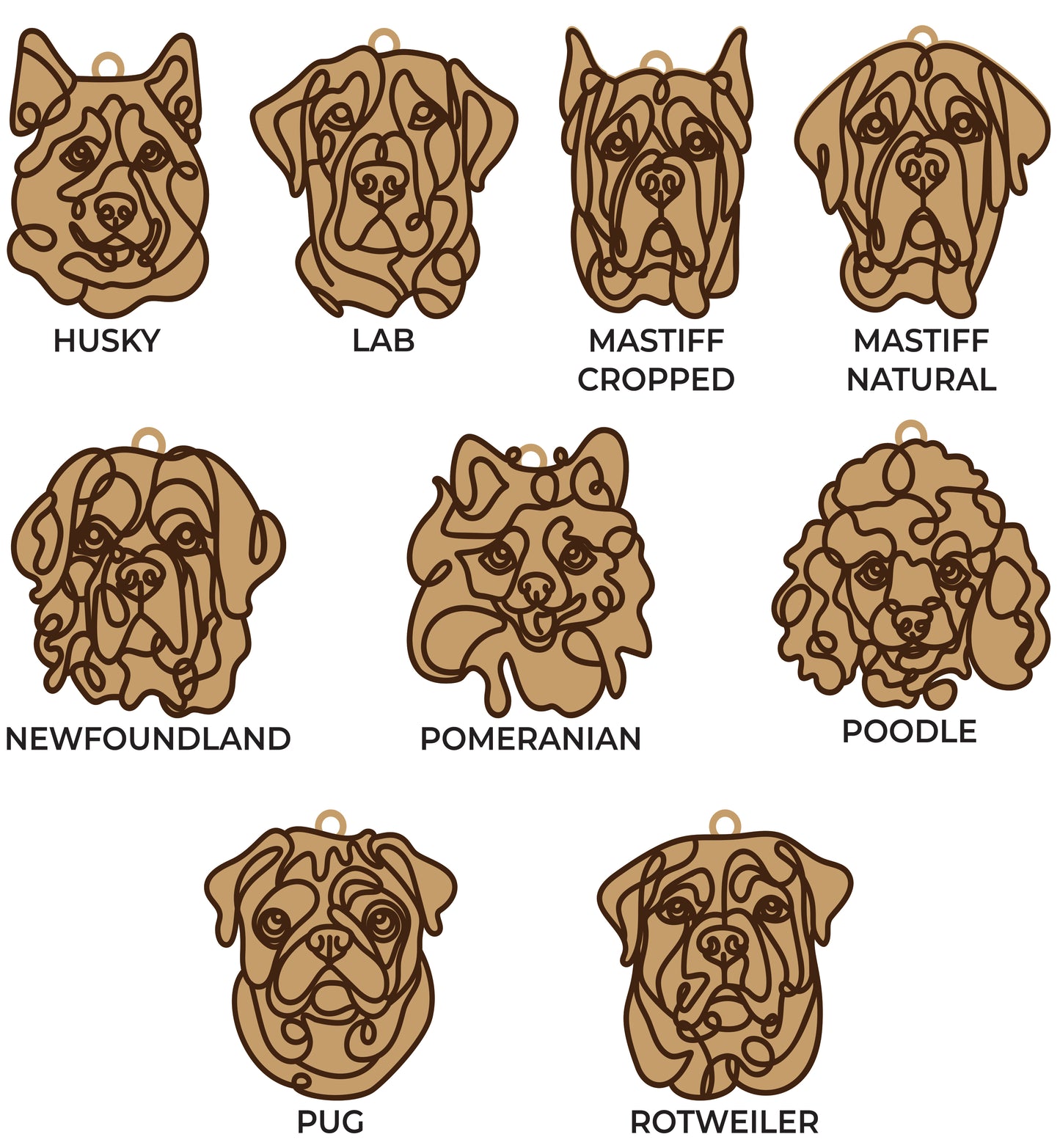 Wooden Dog Frame