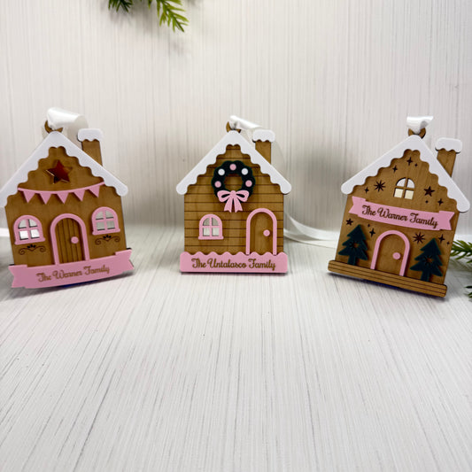 Personalized Gingerbread House Ornament