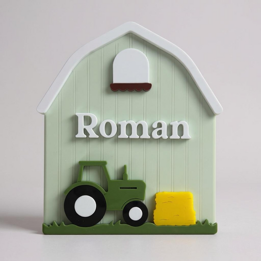 Baby Boy Barn Name Sign