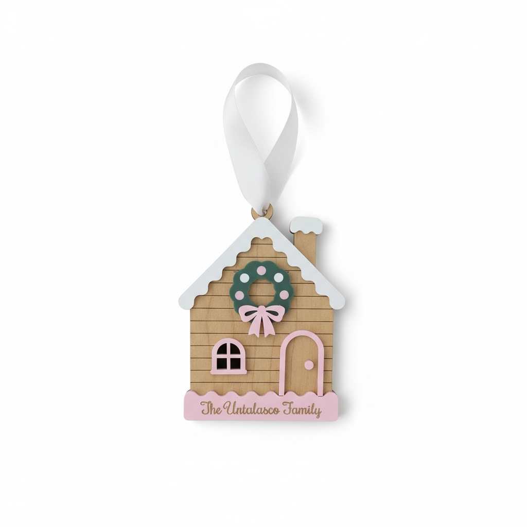 Personalized Gingerbread House Ornament